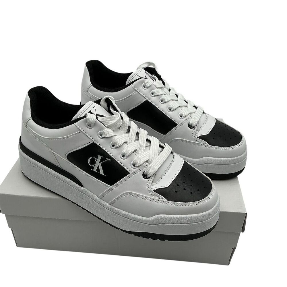 Calvin Klein Women's Alondra Platform Sneakers Black Size 9